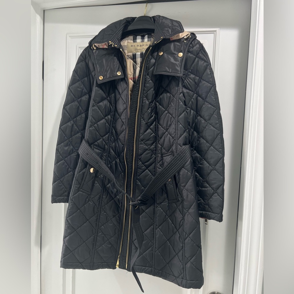 Burberry Woman’s Black Quilted Puffer Jacket